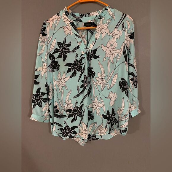 Worthington Petite Dress Blouse Size Medium - Picture 1 of 3